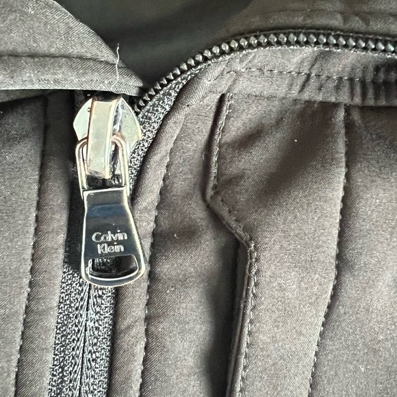 Calvin Klein Black Spring Jacket Size Medium - Picture 3 of 10